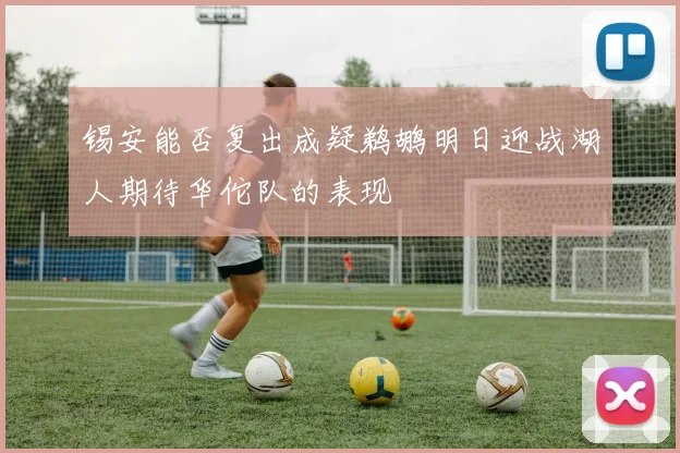 锡安能否复出成疑鹈鹕明日迎战湖人期待华佗队的表现