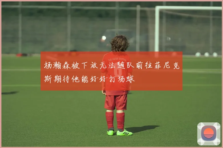 杨瀚森被下放无法随队前往菲尼克斯期待他能好好打场球