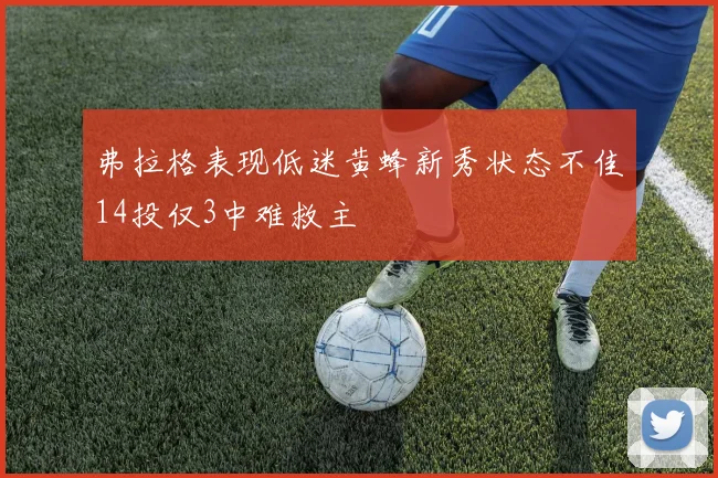 弗拉格表现低迷黄蜂新秀状态不佳14投仅3中难救主